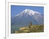 Khorvirap (Khor Virap) Monastery and Mount Ararat, Armenia, Central Asia, Asia-Bruno Morandi-Framed Photographic Print