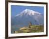 Khorvirap (Khor Virap) Monastery and Mount Ararat, Armenia, Central Asia, Asia-Bruno Morandi-Framed Photographic Print