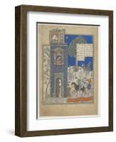 Khosrow and Shirin, Early 15th C-null-Framed Giclee Print