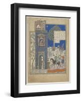 Khosrow and Shirin, Early 15th C-null-Framed Giclee Print