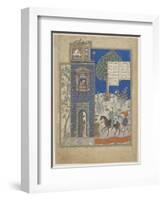 Khosrow and Shirin, Early 15th C-null-Framed Giclee Print