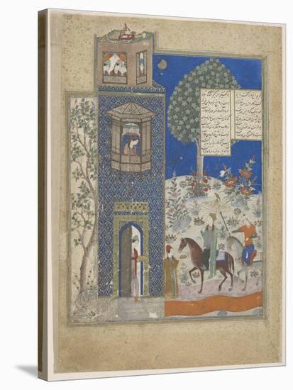 Khosrow and Shirin, Early 15th C-null-Stretched Canvas