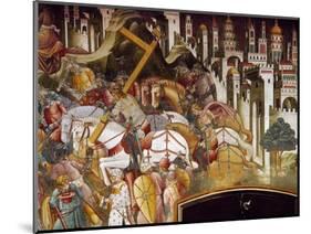 Khosrow II Stealing True Cross, Scene from Stories of Cross, 1410-Cenni Di Francesco Di Ser Cenni-Mounted Giclee Print