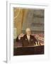 Khrushchev Speaking-null-Framed Art Print