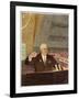 Khrushchev Speaking-null-Framed Art Print