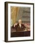 Khrushchev Speaking-null-Framed Art Print