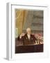 Khrushchev Speaking-null-Framed Art Print