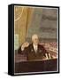 Khrushchev Speaking-null-Framed Stretched Canvas