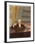 Khrushchev Speaking-null-Framed Art Print