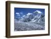 Khumbu Glacier with Changtse-Peter Barritt-Framed Premium Photographic Print