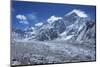 Khumbu Glacier with Changtse-Peter Barritt-Mounted Premium Photographic Print