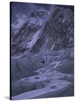 Khumbu Ice Fall and Everest Landscape, Nepal-Michael Brown-Stretched Canvas
