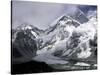 Khumbu Ice Fall, Everest Southside-Michael Brown-Stretched Canvas