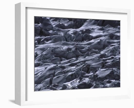 Khumbu Ice Fall, Nepal-Michael Brown-Framed Photographic Print