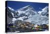 Khumbu Icefall from Everest Base Camp-Peter Barritt-Stretched Canvas