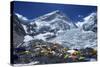 Khumbu Icefall from Everest Base Camp-Peter Barritt-Stretched Canvas