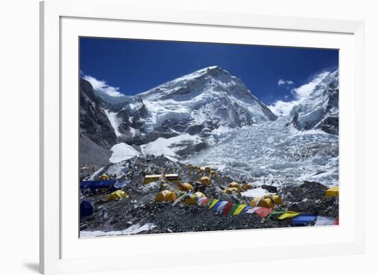 Khumbu Icefall from Everest Base Camp-Peter Barritt-Framed Photographic Print