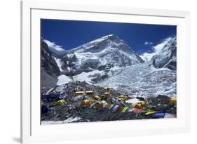 Khumbu Icefall from Everest Base Camp-Peter Barritt-Framed Photographic Print