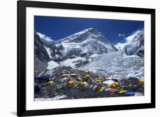 Khumbu Icefall from Everest Base Camp-Peter Barritt-Framed Photographic Print