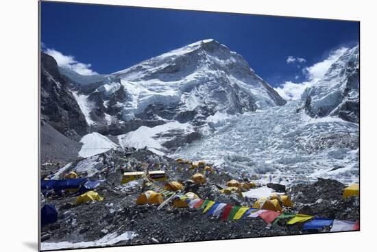 Khumbu Icefall from Everest Base Camp-Peter Barritt-Mounted Photographic Print