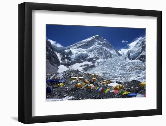 Khumbu Icefall from Everest Base Camp-Peter Barritt-Framed Photographic Print