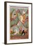 Khusraw Beholding Shirin Bathing. (Miniature From the Cycle of Eight Poetic Subjects)-null-Framed Giclee Print