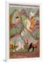 Khusraw Beholding Shirin Bathing. (Miniature From the Cycle of Eight Poetic Subjects)-null-Framed Giclee Print