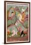 Khusraw Beholding Shirin Bathing. (Miniature From the Cycle of Eight Poetic Subjects)-null-Framed Giclee Print