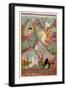 Khusraw Beholding Shirin Bathing. (Miniature From the Cycle of Eight Poetic Subjects)-null-Framed Giclee Print