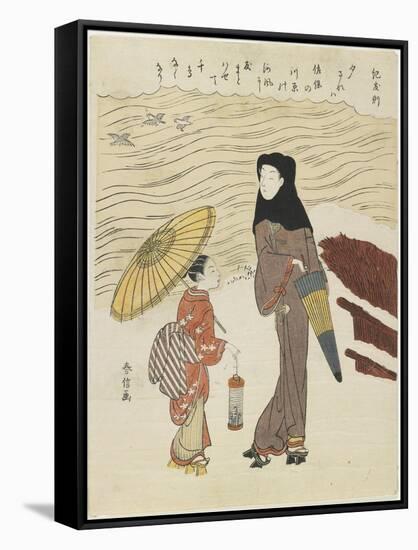 Ki No Tomonori, C. 1767-Suzuki Harunobu-Framed Stretched Canvas