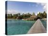 Kia Ora Resort, Rangiroa, Tuamotu Archipelago, French Polynesia Islands-Sergio Pitamitz-Stretched Canvas