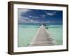 Kia Ora Resort, Rangiroa, Tuamotu Archipelago, French Polynesia, Pacific Islands, Pacific-Sergio Pitamitz-Framed Photographic Print