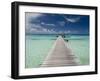 Kia Ora Resort, Rangiroa, Tuamotu Archipelago, French Polynesia, Pacific Islands, Pacific-Sergio Pitamitz-Framed Photographic Print