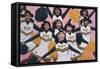 Kiamuki High School Cheerleaders, 2002-Joe Heaps Nelson-Framed Stretched Canvas
