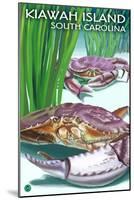 Kiawah Island, South Carolina - Dungeness Crab-Lantern Press-Mounted Art Print
