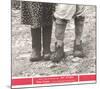 Kibbutz Members' Feet in Winter-Efrem IIani-Mounted Premium Edition