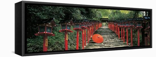 Kibune Shrine Kyoto Japan-null-Framed Stretched Canvas