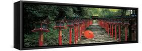Kibune Shrine Kyoto Japan-null-Framed Stretched Canvas