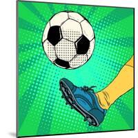 Kick a Soccer Ball-Valeriy Kachaev-Mounted Art Print