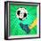 Kick a Soccer Ball-Valeriy Kachaev-Framed Art Print