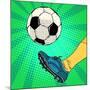 Kick a Soccer Ball-Valeriy Kachaev-Mounted Art Print