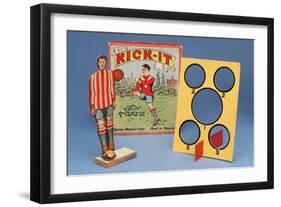 Kick-It' Table Football Game, Early 20th Century-null-Framed Giclee Print