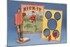 Kick-It' Table Football Game, Early 20th Century-null-Mounted Giclee Print