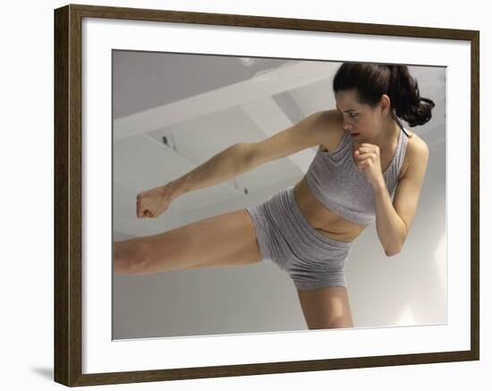 Kickboxing Workout-null-Framed Photographic Print