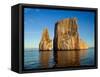 Kicker Rock near San Cristobal, Galapagos Islands, Ecuador-Keren Su-Framed Stretched Canvas