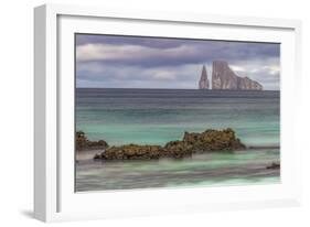 Kicker Rock or Leon Dormido, San Cristobal Island, Galapagos, Ecuador.-Adam Jones-Framed Photographic Print