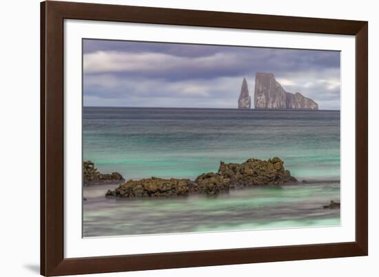 Kicker Rock or Leon Dormido, San Cristobal Island, Galapagos, Ecuador.-Adam Jones-Framed Photographic Print
