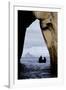 Kicker Rock Seen Through a Cave from San Cristobal, Galapagos, Ecuador-Cindy Miller Hopkins-Framed Photographic Print