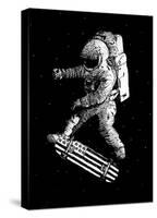 Kickflip in Space-Robert Farkas-Stretched Canvas