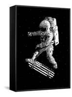 Kickflip in Space-Robert Farkas-Framed Stretched Canvas